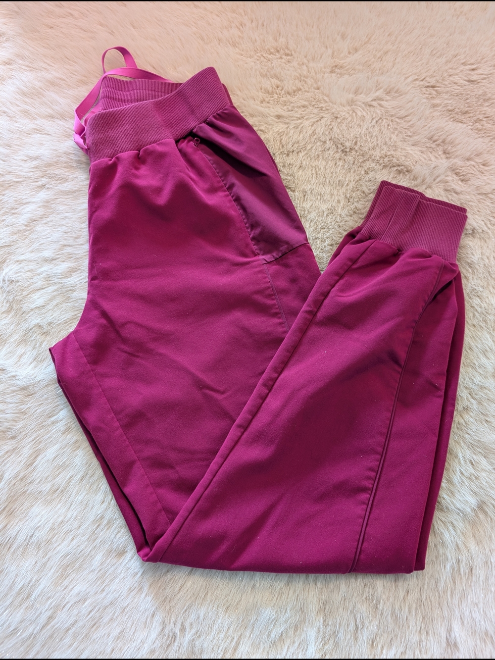 Figs Magenta Jogger Pants